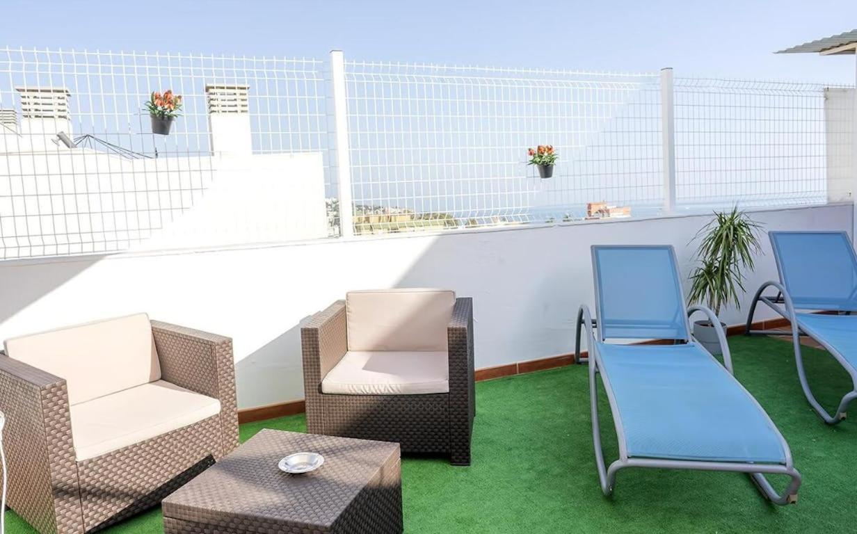 Bonito Apartamento Con Terraza - Pedregalejo Playa Màlaga Exteriér fotografie